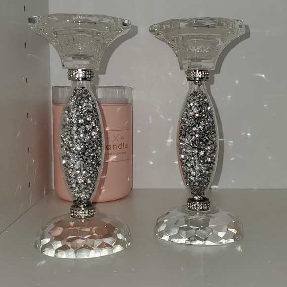 Acrylic Crystal Candle Holder - Picture 6 of 6